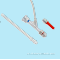 Conjunto de válvula de hemostasia con conector en Y